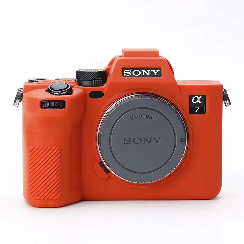 A7M4 Silicone Armor Skin Case Body Cover Protector Mirrorless Camera Bag for Sony A7 IV A7IV ILCE-7M4