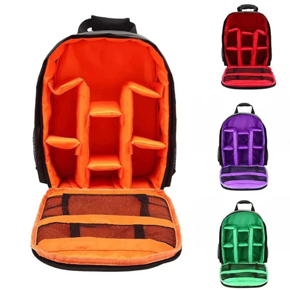 Multi-Functional Outdoor Camera Backpack Video Digital Shoulder Camera Bag Waterproof Camera Photo Bag Case for DSLR Sony