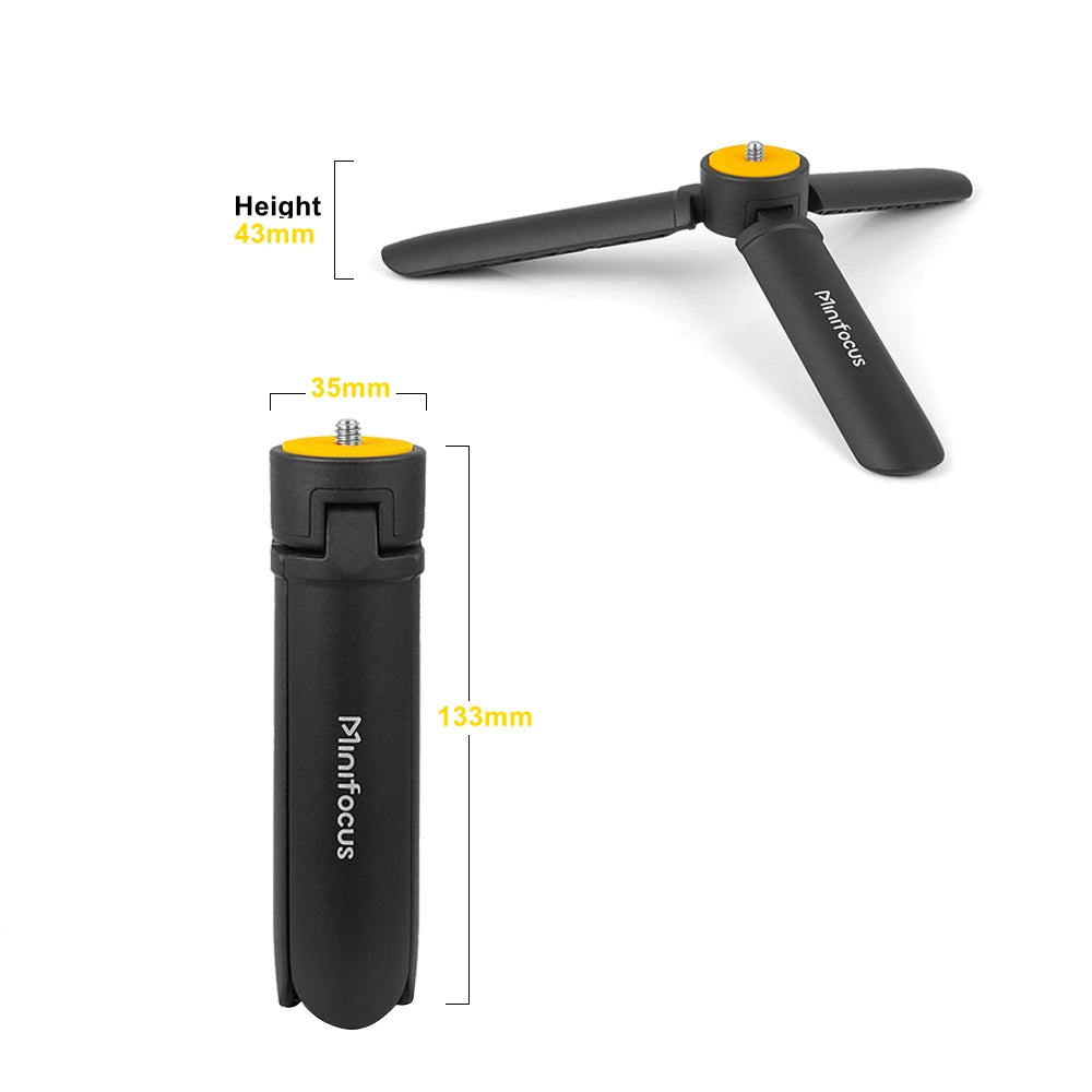OSMO Mobile 3/OM 4 Tripod Stand,Mini Tripod W 1/4'' Screw for DJI OSMO Mobile 4 3 2 OSMO Pocket 2 Zhiyun Smooth Q 4 Q Moza Feiyu