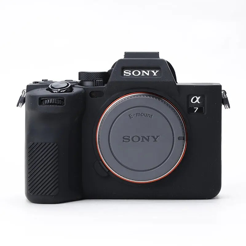 A7M4 Silicone Armor Skin Case Body Cover Protector Mirrorless Camera Bag for Sony A7 IV A7IV ILCE-7M4