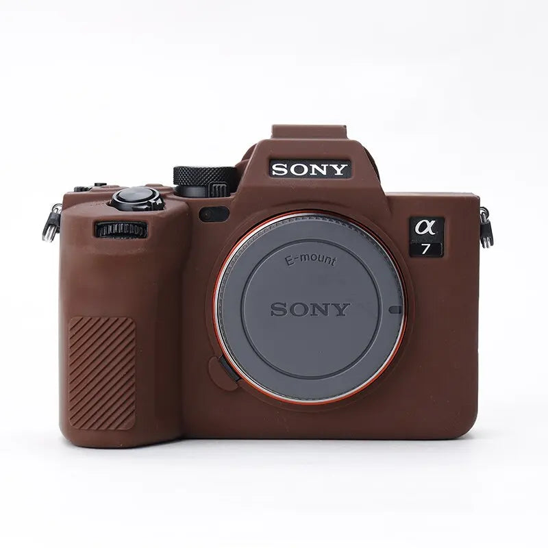 A7M4 Silicone Armor Skin Case Body Cover Protector Mirrorless Camera Bag for Sony A7 IV A7IV ILCE-7M4