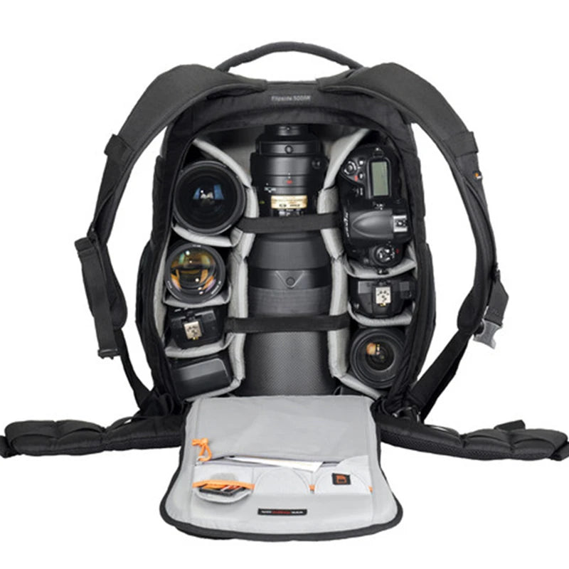 Lowepro Camera Bag Flipside 500 AW DSLR Camera Big Capacity Photography Backpack