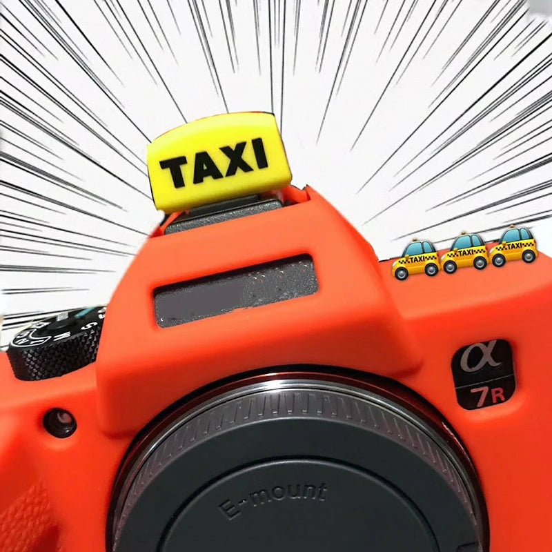 1PCS TAXI Shaped Camera Hot Shoe Cap Cover Protector for Canon Nikon/Fuji Pentax for Olympus Dslr Mirrorless for Sony A7 A6000