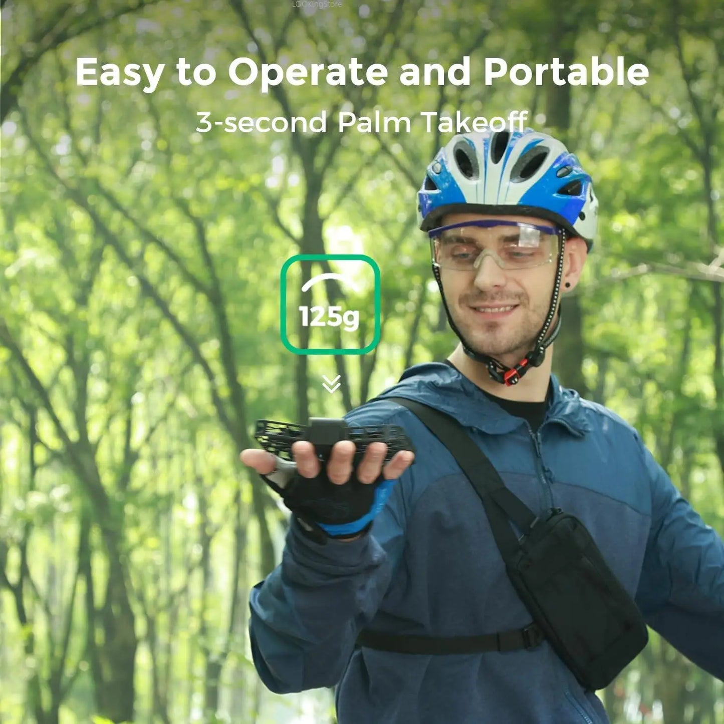 Hover Camera Hoverair Ultra-Light Foldable Portable Unlock Advanced Shots Camera Mini Sport Camera for Outdoor Photography