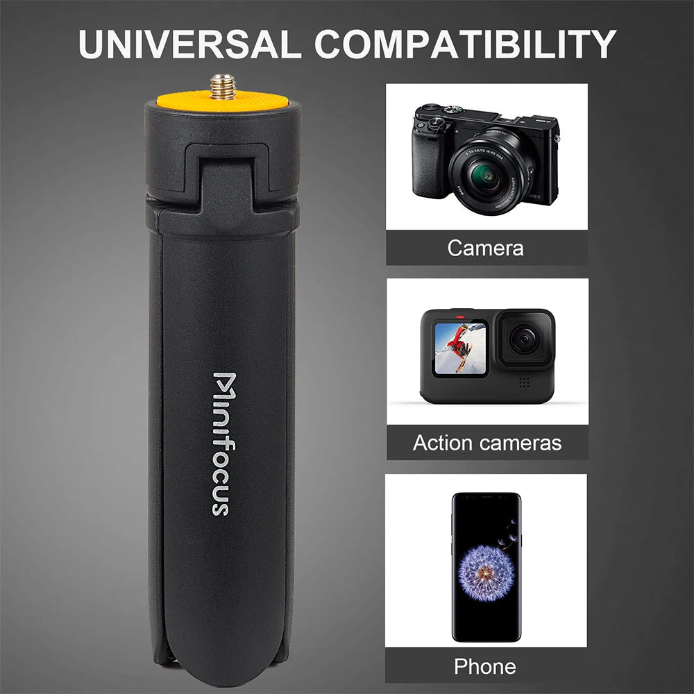 OSMO Mobile 3/OM 4 Tripod Stand,Mini Tripod W 1/4'' Screw for DJI OSMO Mobile 4 3 2 OSMO Pocket 2 Zhiyun Smooth Q 4 Q Moza Feiyu