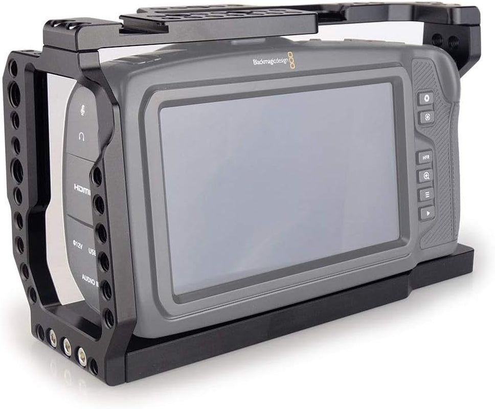 BMPCC 4K /BMPCC 6K Camera Cage with Cold Shoe for Blackmagic Design Pocket Cinema Camera 4K & 6K