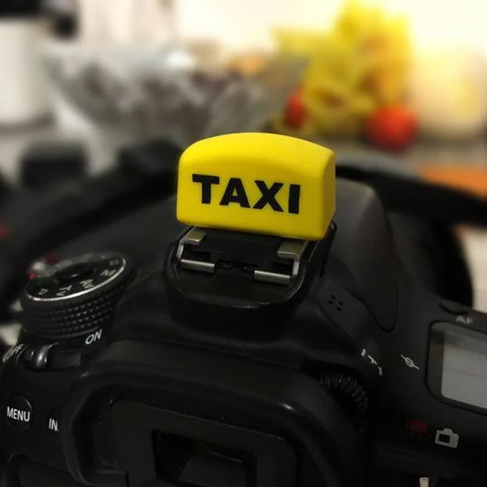 1PCS TAXI Shaped Camera Hot Shoe Cap Cover Protector for Canon Nikon/Fuji Pentax for Olympus Dslr Mirrorless for Sony A7 A6000