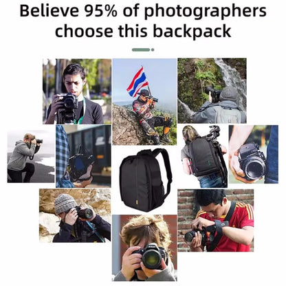 Multi-Functional Outdoor Camera Backpack Video Digital Shoulder Camera Bag Waterproof Camera Photo Bag Case for DSLR Sony