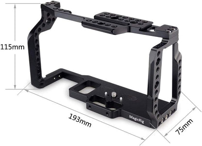 BMPCC 4K /BMPCC 6K Camera Cage with Cold Shoe for Blackmagic Design Pocket Cinema Camera 4K & 6K