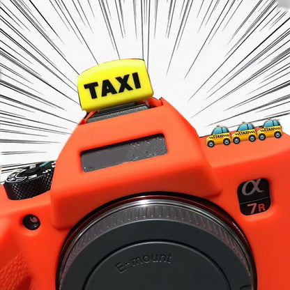 1PCS TAXI Shaped Camera Hot Shoe Cap Cover Protector for Canon Nikon/Fuji Pentax for Olympus Dslr Mirrorless for Sony A7 A6000