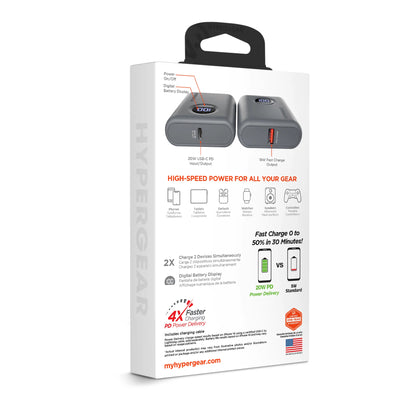 Hypergear Powerpack PRO 10000Mah 20W Power Bank