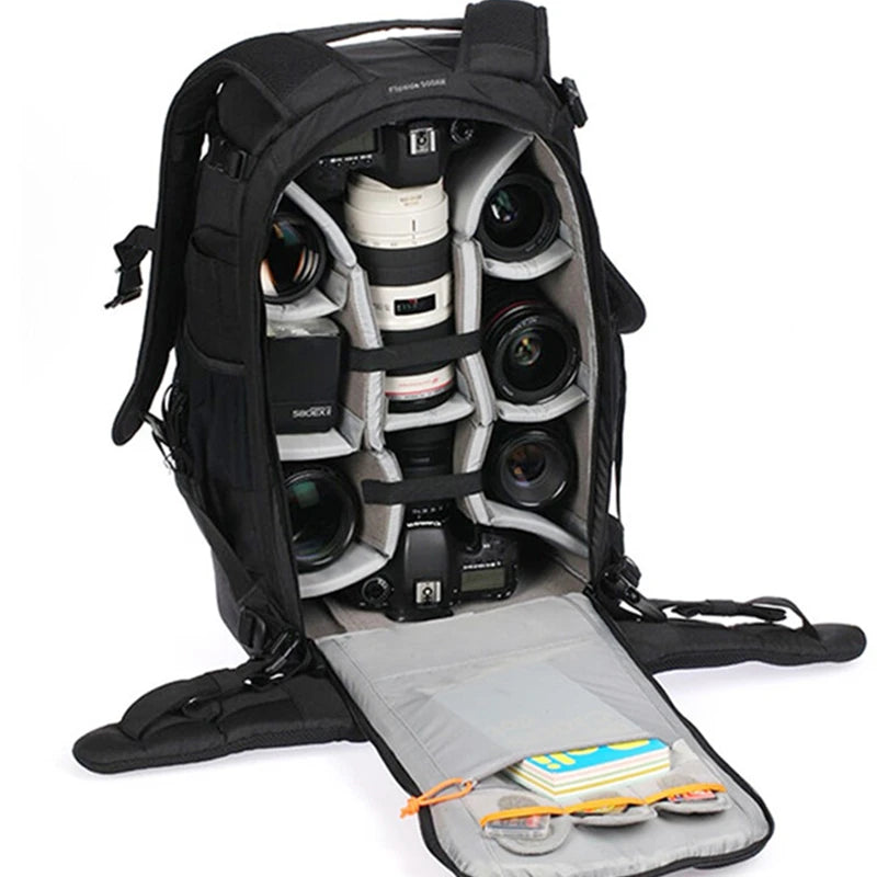 Lowepro Camera Bag Flipside 500 AW DSLR Camera Big Capacity Photography Backpack