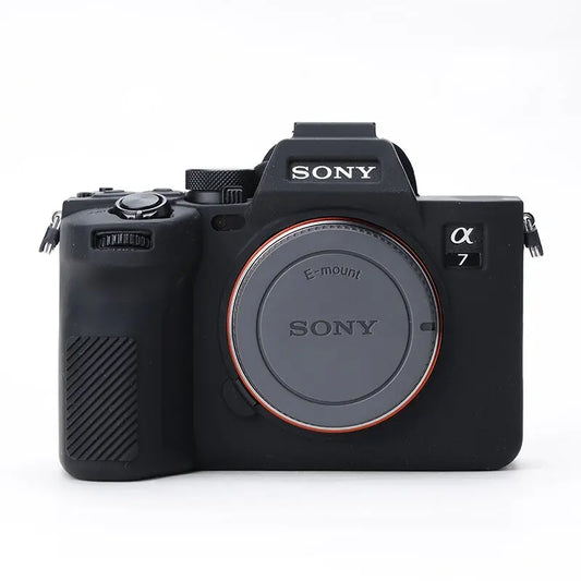 A7M4 Silicone Armor Skin Case Body Cover Protector Mirrorless Camera Bag for Sony A7 IV A7IV ILCE-7M4