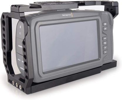 BMPCC 4K /BMPCC 6K Camera Cage with Cold Shoe for Blackmagic Design Pocket Cinema Camera 4K & 6K